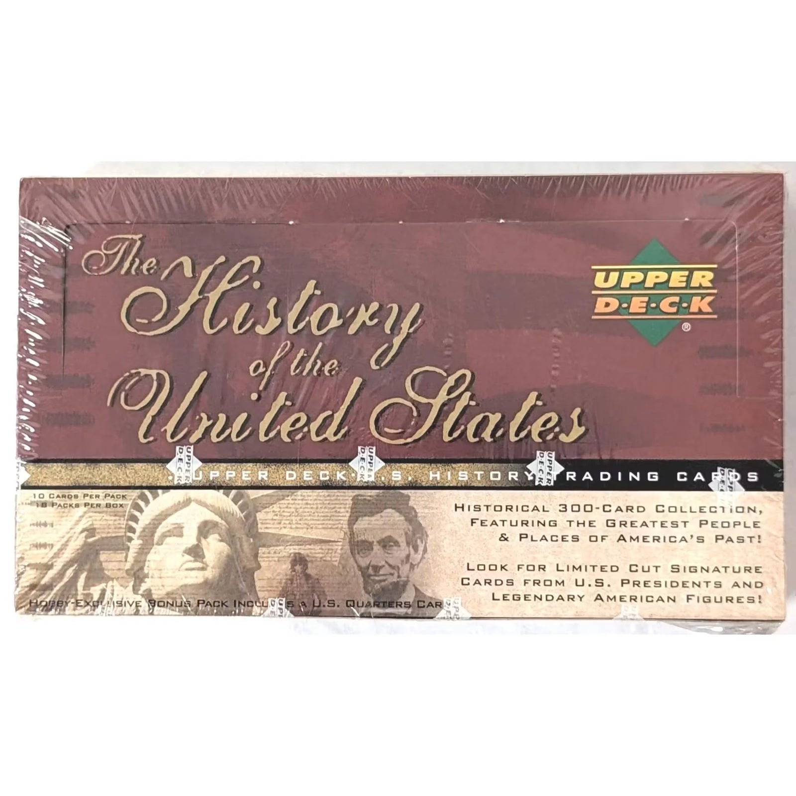 History of the United States 2004 Upper Deck Hobby Box | Cut Autographs (Ships Sealed Only)