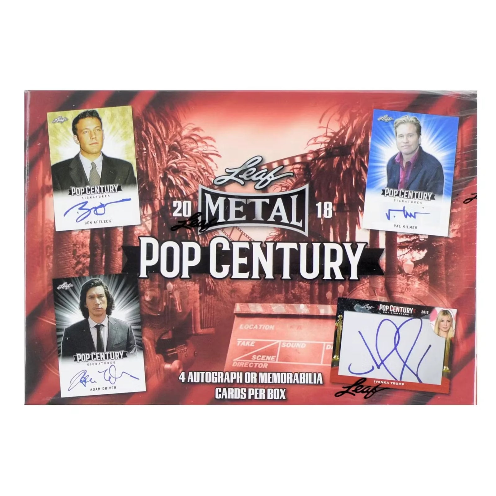 2018 Leaf Metal Pop Century Box | Four Autograph or Memorabilia Cards (Ships Sealed Only)