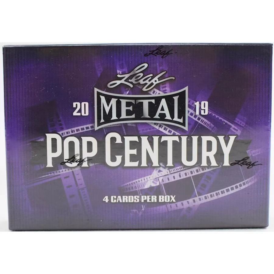 2019 Leaf Metal Pop Century Hobby Box | Four Signed Cards Per Box (Ships Sealed Only)