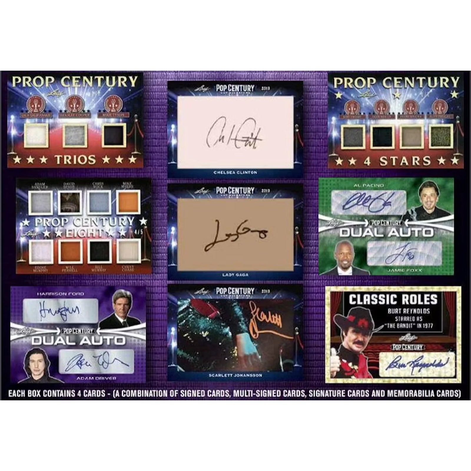 2019 Leaf Metal Pop Century Hobby Box | Four Signed Cards Per Box (Ships Sealed Only)