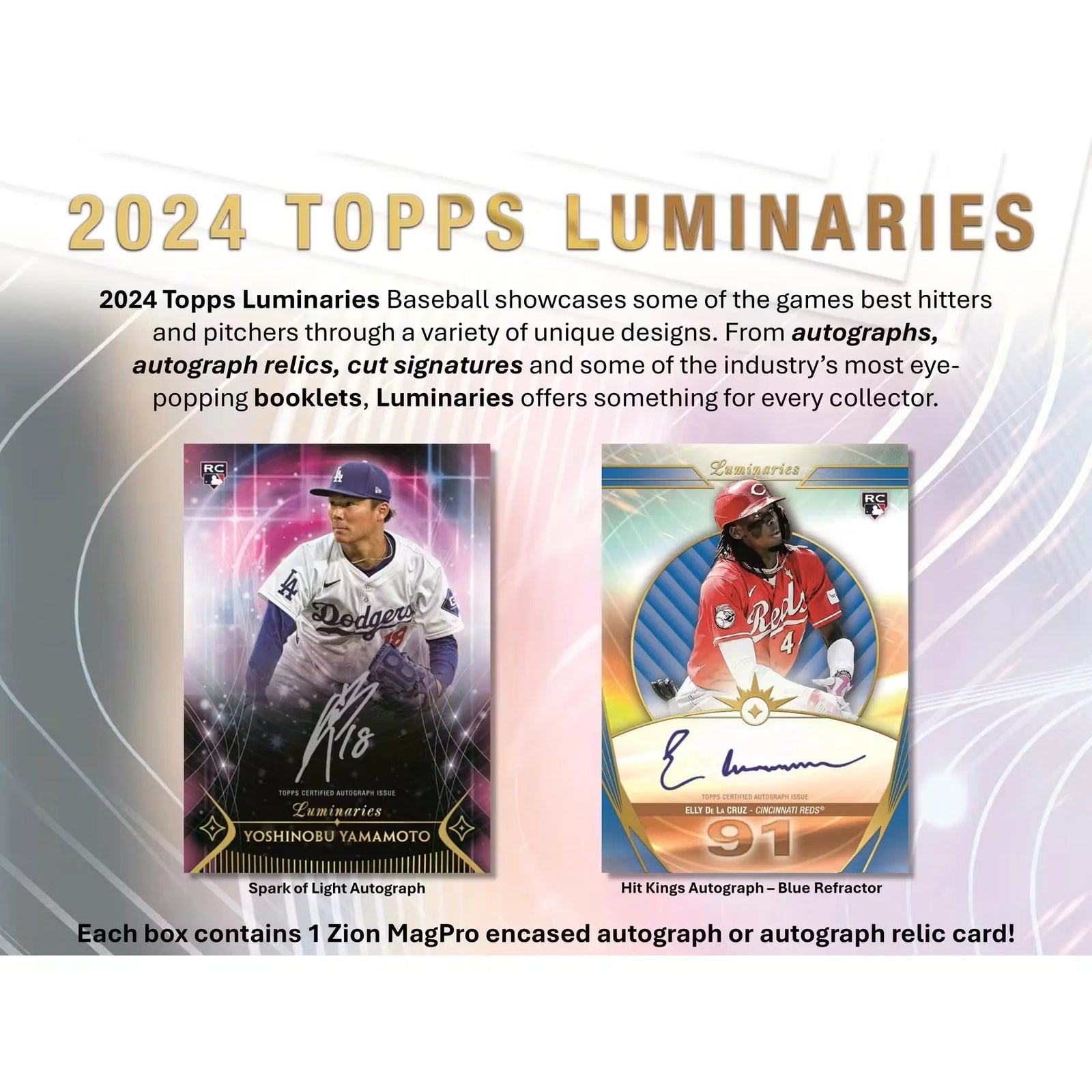 2024 Topps Luminaries Baseball Hobby Box (Ships Sealed Only) - D