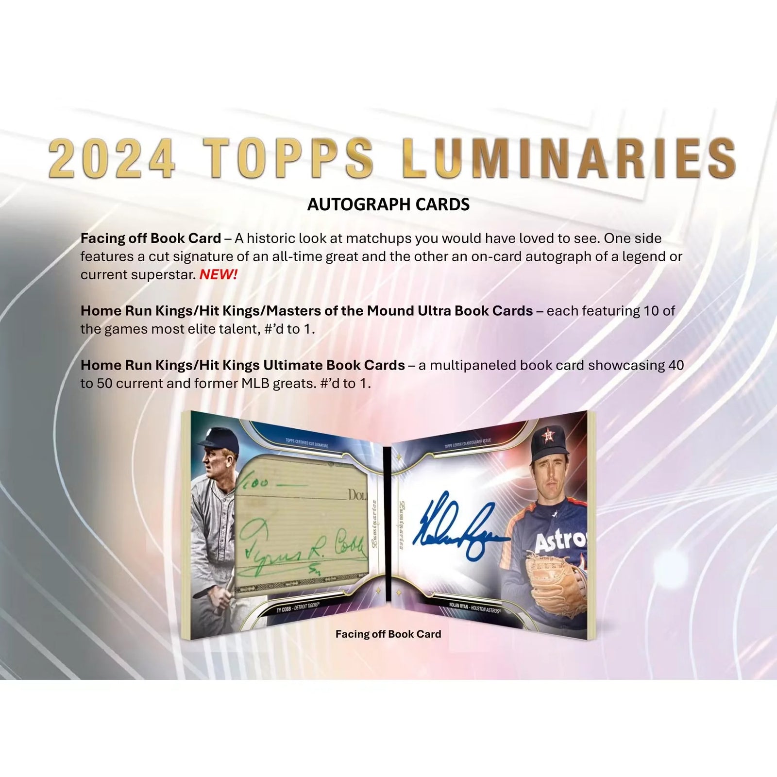 2024 Topps Luminaries Baseball Hobby Box (Ships Sealed Only) - D