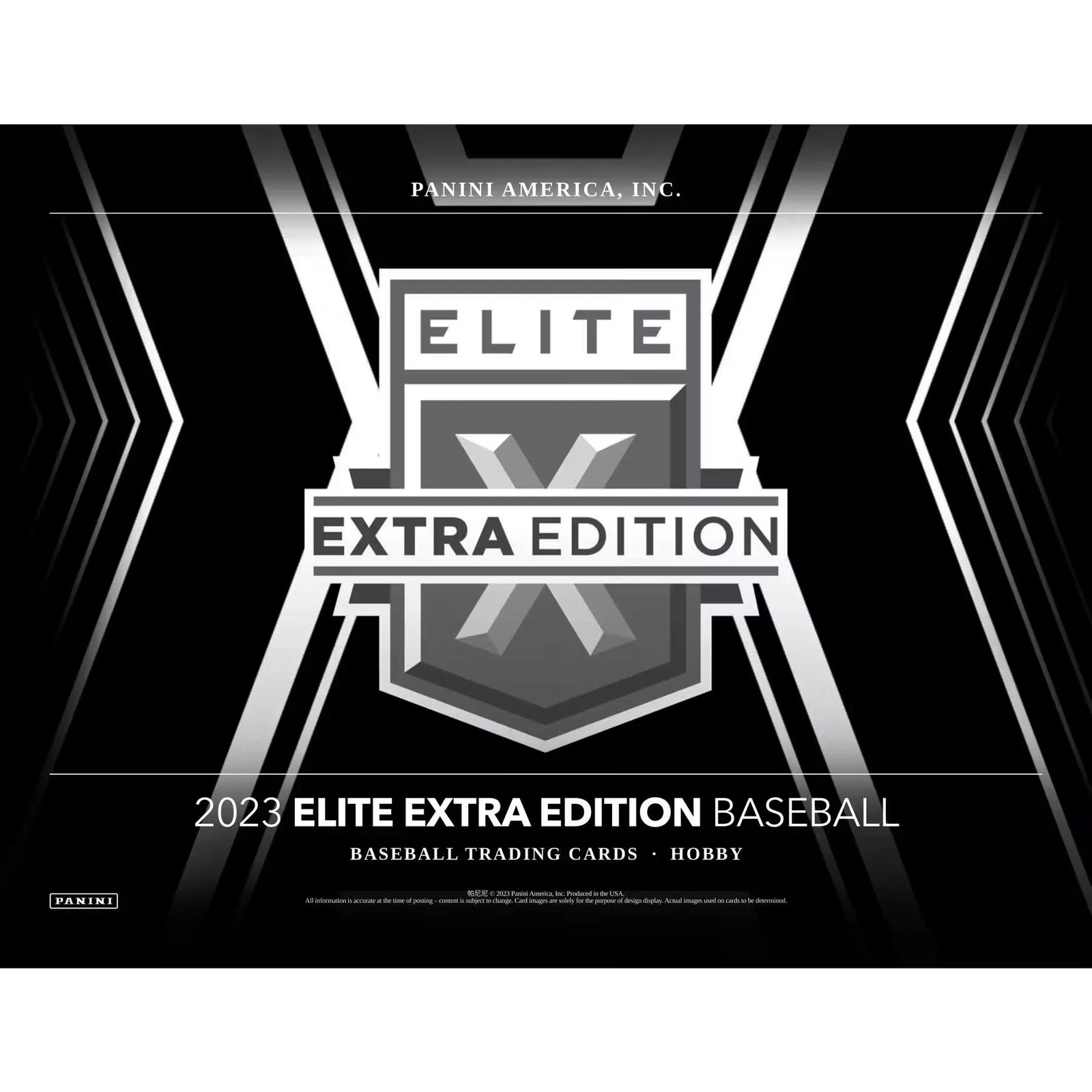 2023 Panini Elite Extra Edition Baseball Hobby Box (Ships Sealed Only) - D