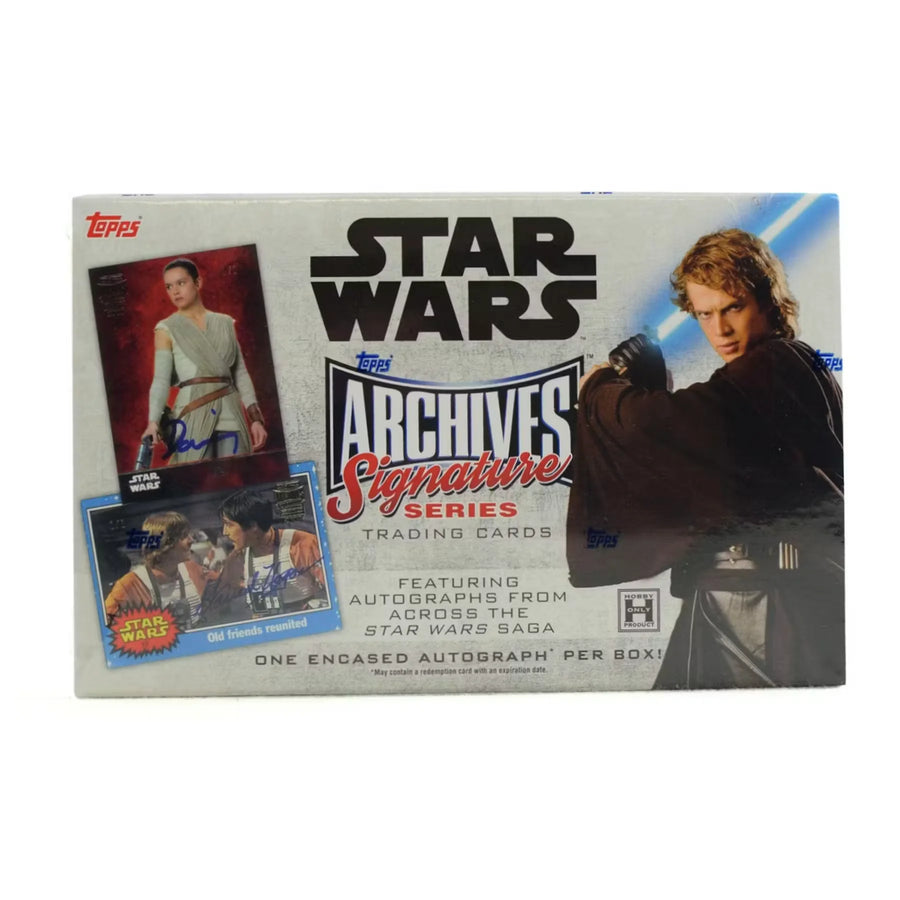 2018 Topps Star Wars Archives Signature Series Hobby Box | Encased Buyback Autograph (Ships Sealed Only)