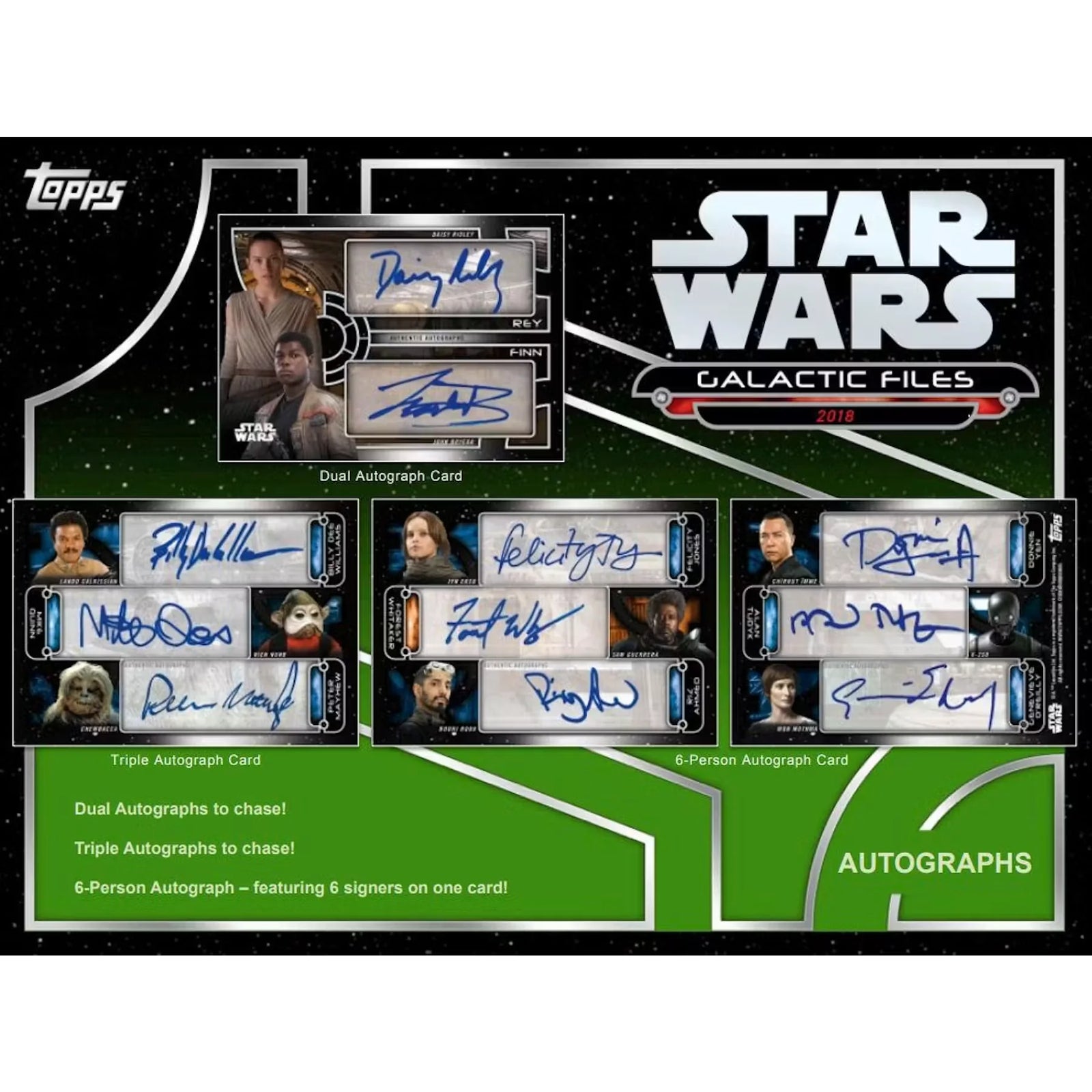 Star Wars Galactic Files Hobby Box | 2018 Topps (Ships Sealed Only)