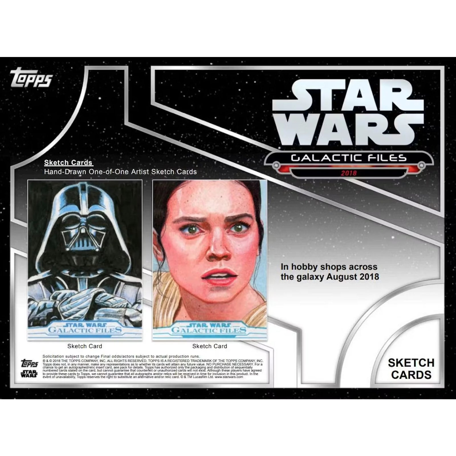 Star Wars Galactic Files Hobby Box | 2018 Topps (Ships Sealed Only)