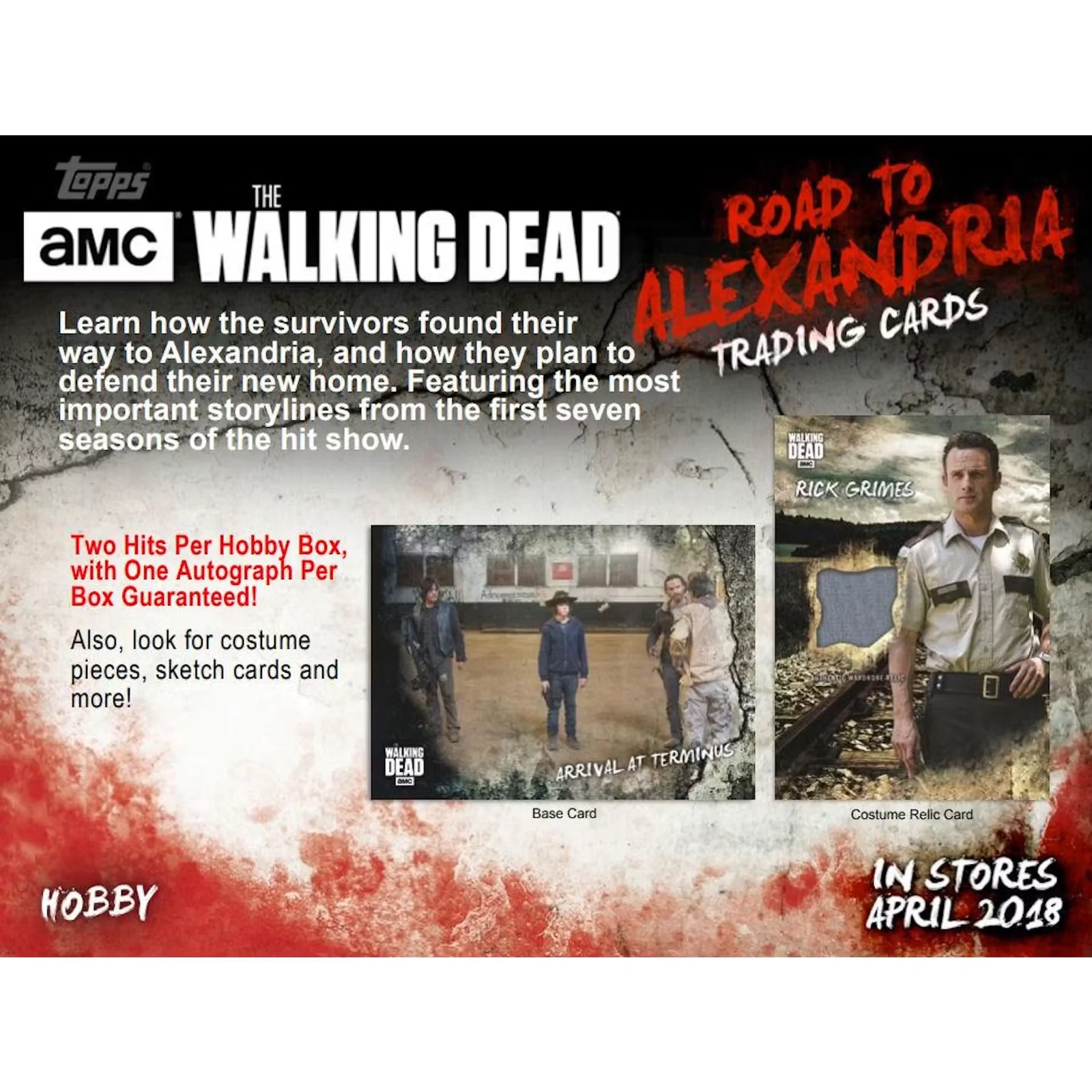 The Walking Dead Road to Alexandria Hobby Box | 2018 Topps (Ships Sealed Only)