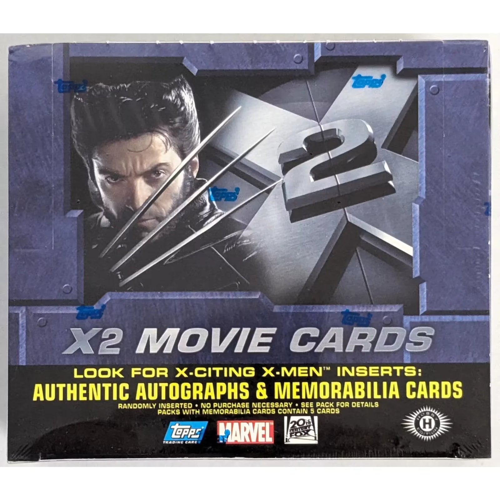 X-Men X2 Hobby Box | 2003 Topps Entertainment (Ships Sealed Only)