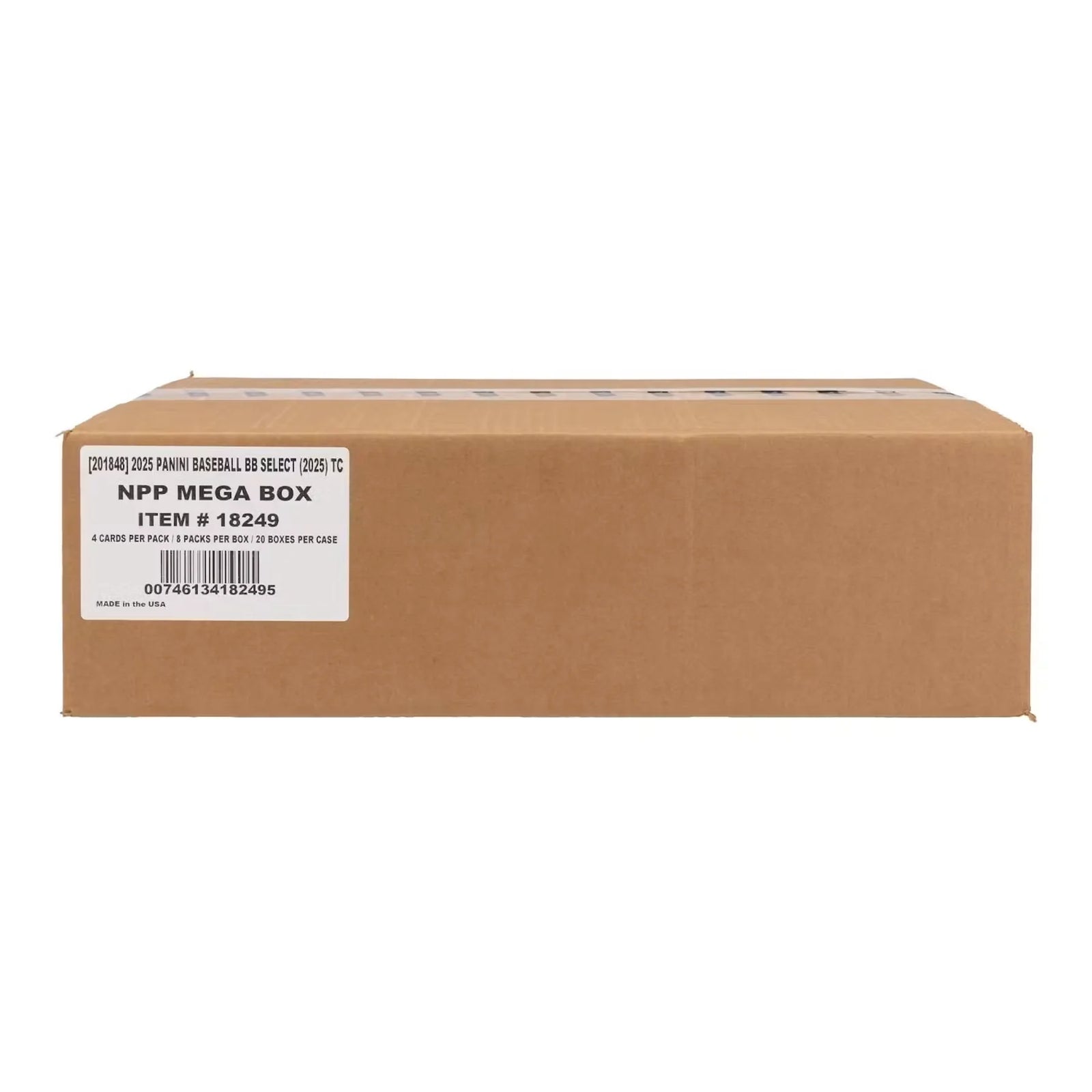 2025 Panini Select Baseball Mega 20-Box Case (Ships Sealed Only)