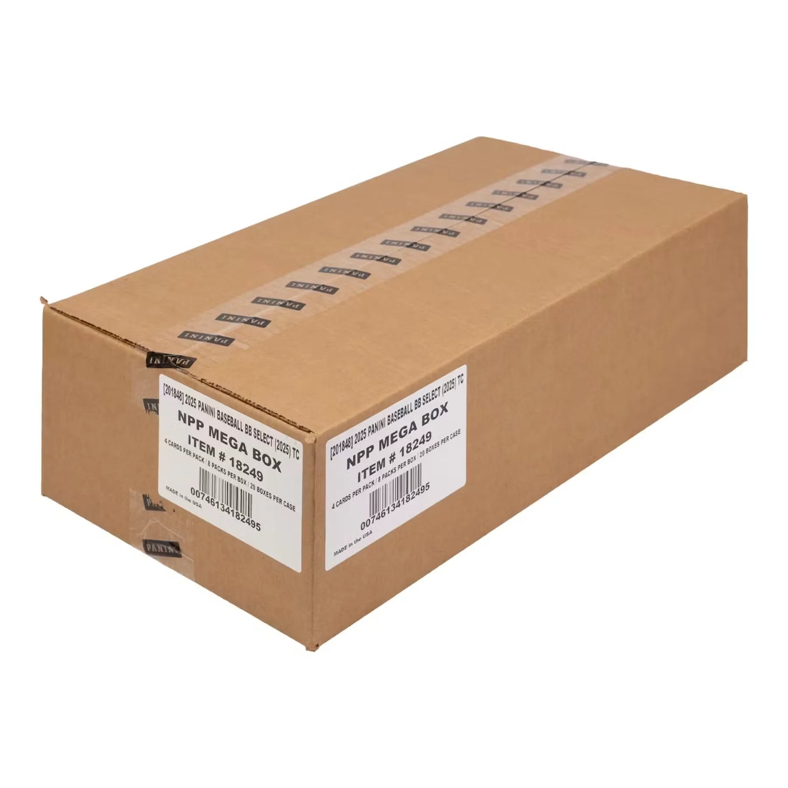 2025 Panini Select Baseball Mega 20-Box Case (Ships Sealed Only)