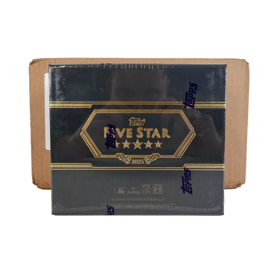 2025 Topps Five Star Baseball Hobby 3-Box Case (Ships Sealed Only)