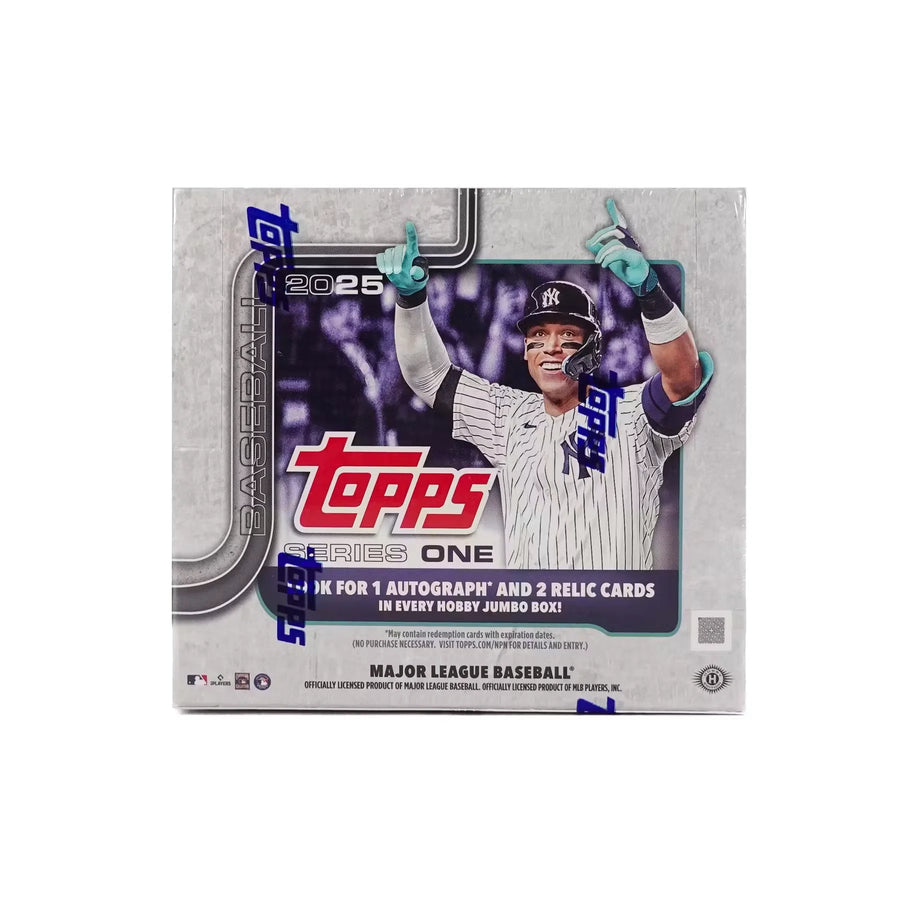 2025 Topps Series 1 Baseball Hobby Jumbo Box | 3 Hits Per Box (Ships Sealed Only)
