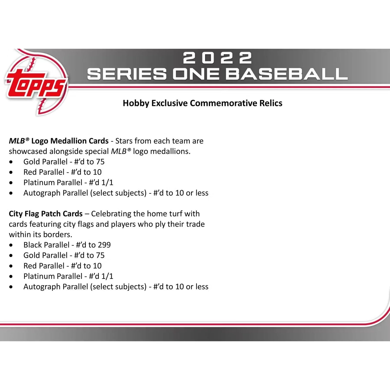 2022 Topps Series 1 Baseball Hobby Jumbo 6-Box Case (Ships Sealed Only)