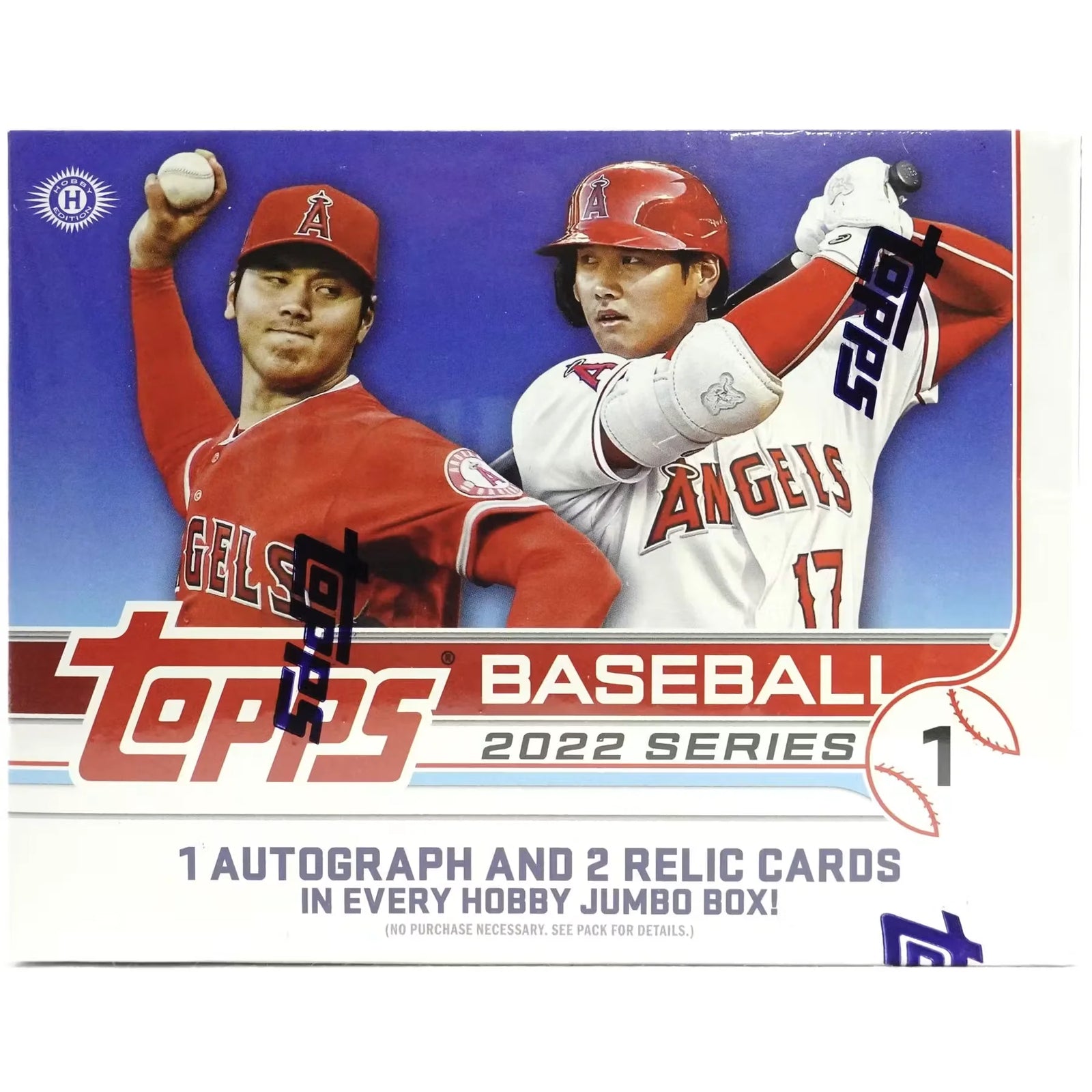 2022 Topps Series 1 Baseball Hobby Jumbo Box | 10 Packs, 3 Hits (Ships Sealed Only)