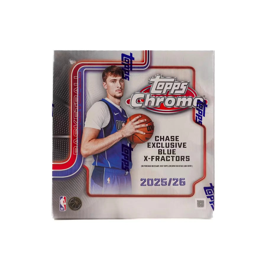 2025-26 Topps Chrome Basketball Mega Box (Ships Sealed Only) - D