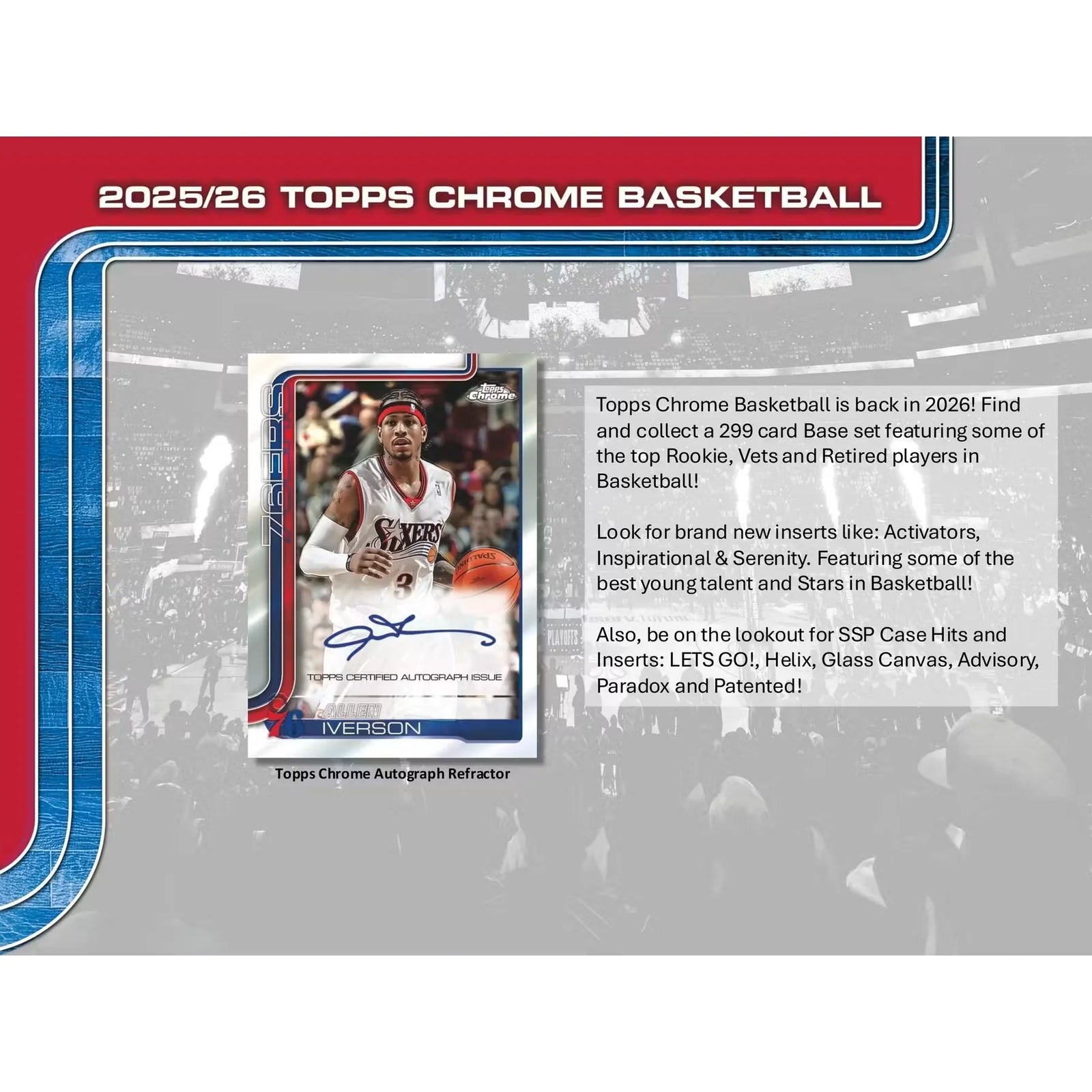 2025-26 Topps Chrome Basketball Mega Box (Ships Sealed Only) - D