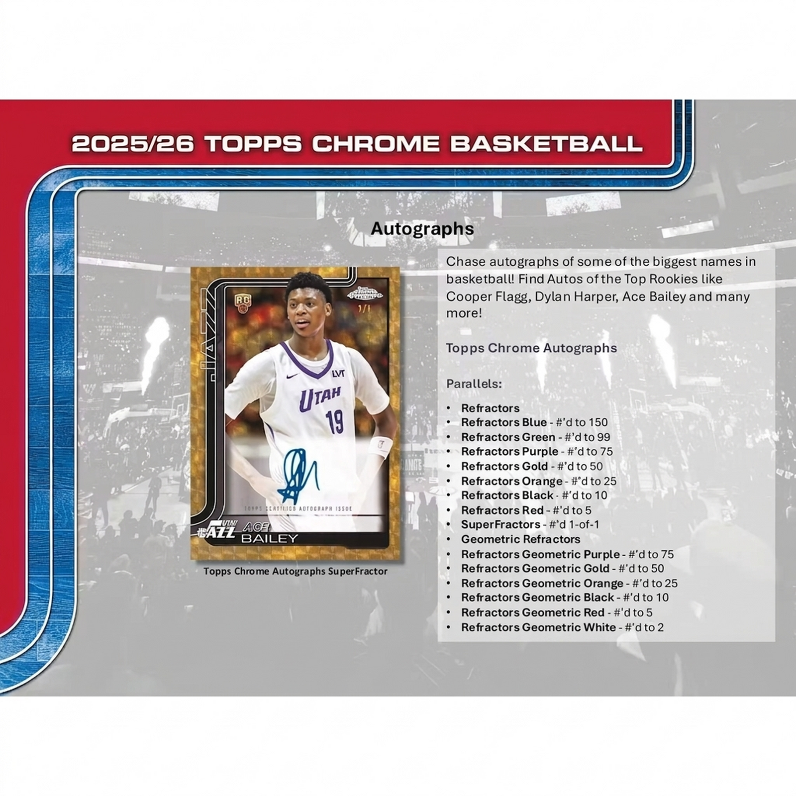 2025-26 Topps Chrome Basketball Mega Box (Ships Sealed Only) - D