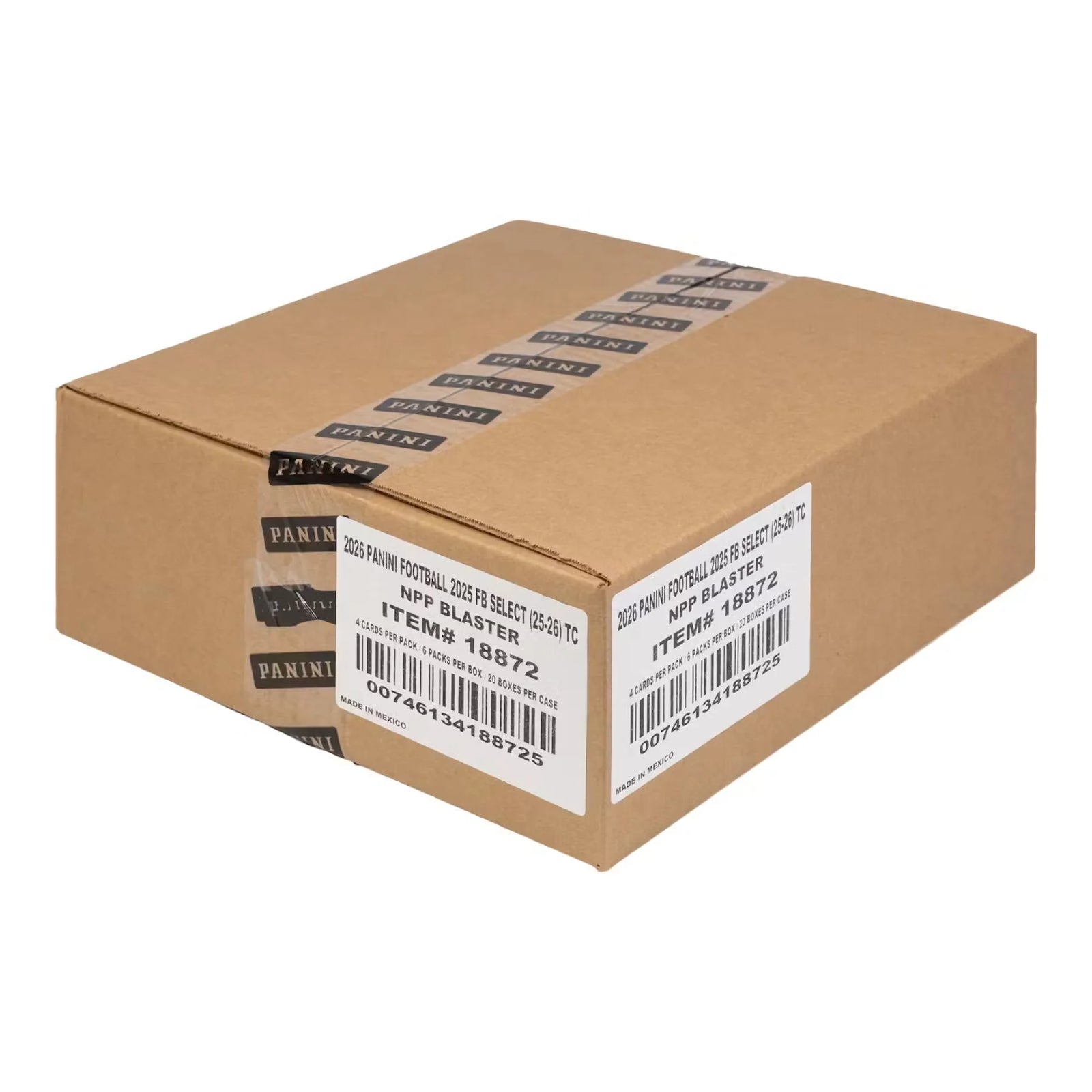 2025 Panini Select Football Blaster 20-Box Case | Red & Blue Prizm Parallels (Ships Sealed Only)