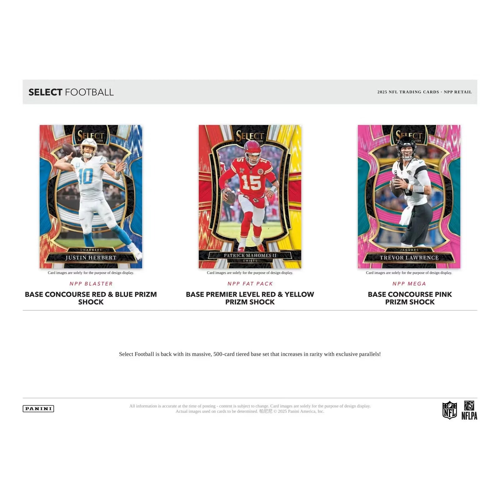 2025 Panini Select Football Blaster 20-Box Case | Red & Blue Prizm Parallels (Ships Sealed Only)