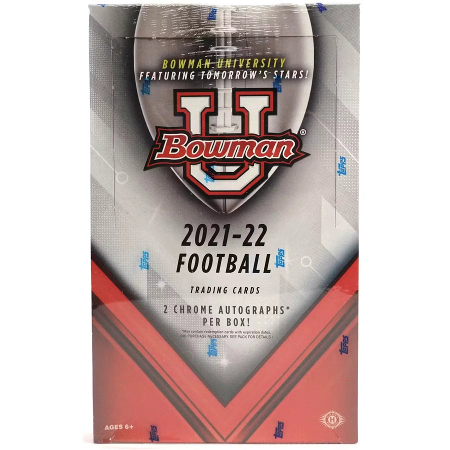 2022 Bowman University Football Hobby Box (Ships Sealed Only) - D