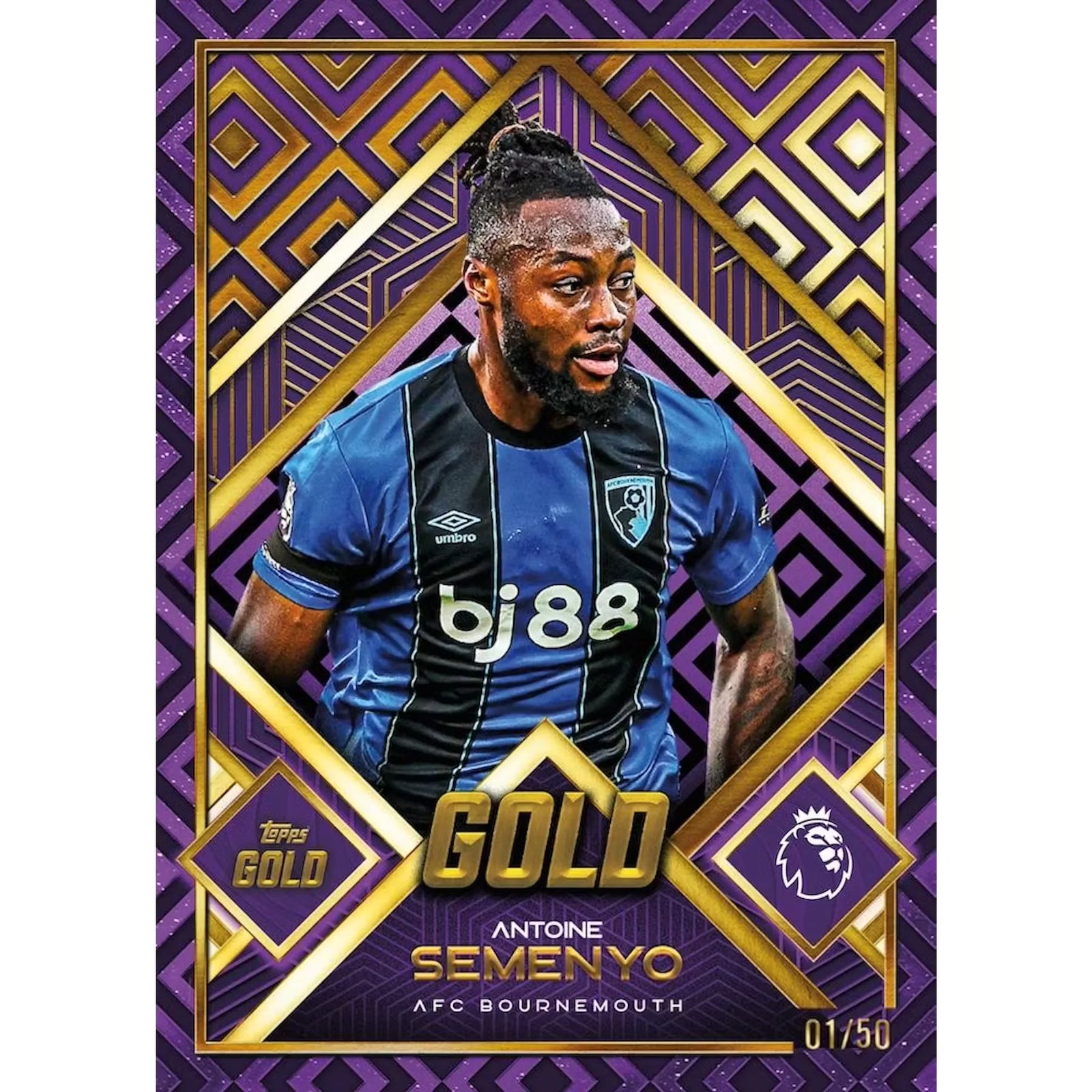 2025-26 Topps Gold Premier League Soccer Hobby Box (Ships Sealed Only)