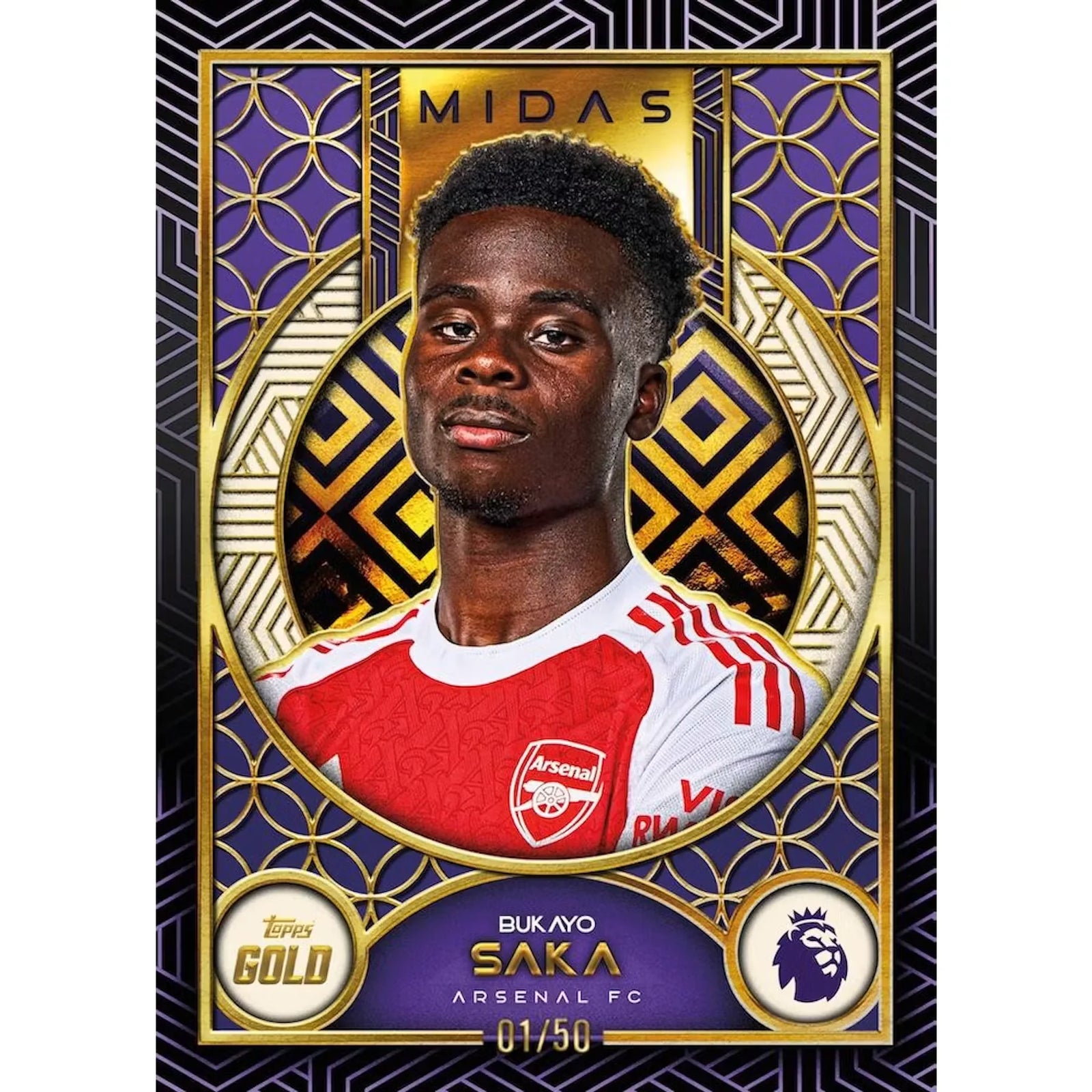 2025-26 Topps Gold Premier League Soccer Hobby Box (Ships Sealed Only)