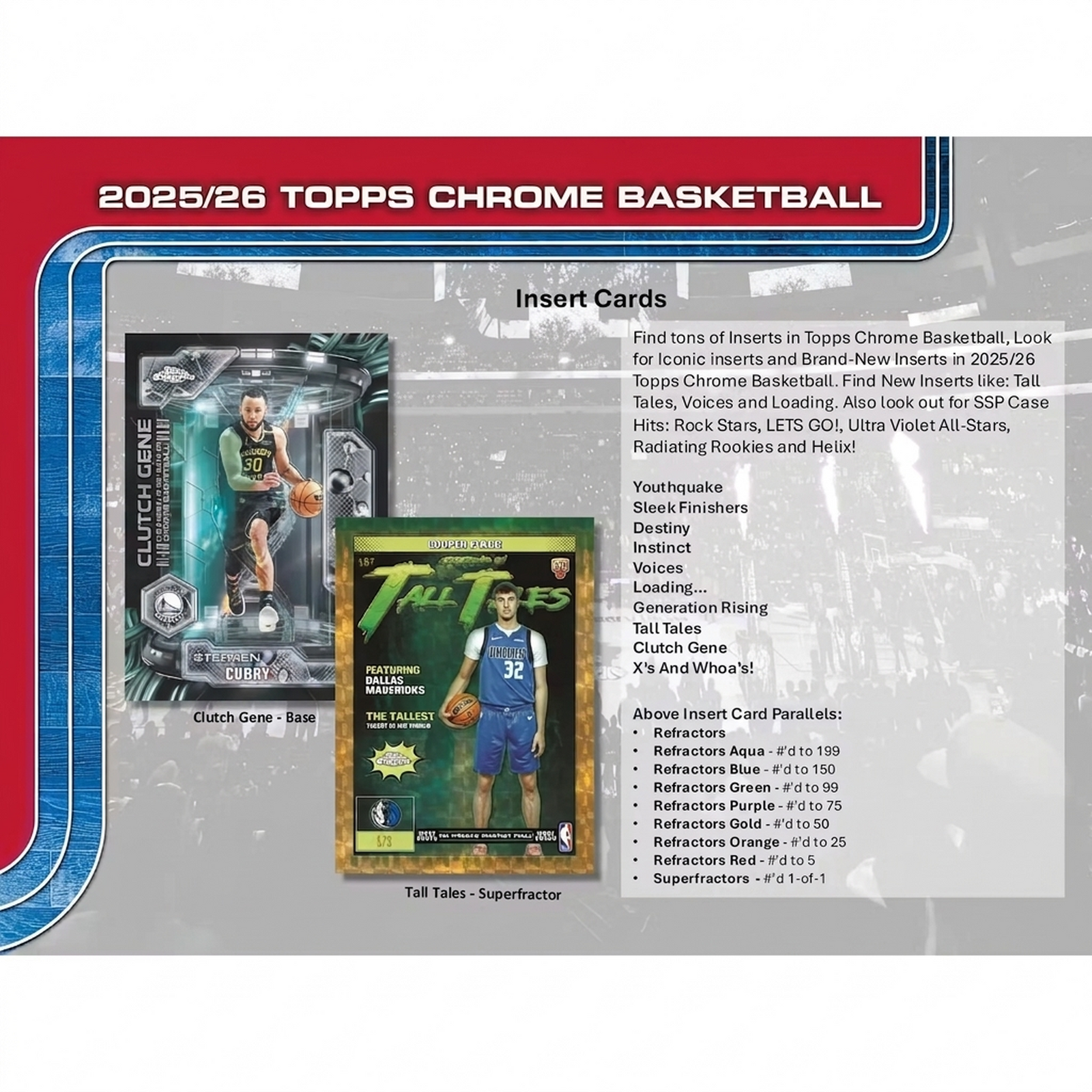 2025-26 Topps Chrome Basketball Hobby 12-Box Case (Ships Sealed Only) - D