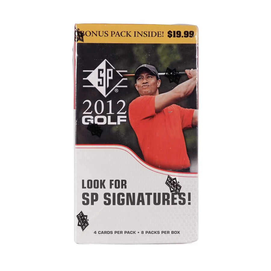 2012 Upper Deck SP Authentic Golf Blaster Box | 8-Pack (Ships Sealed Only)