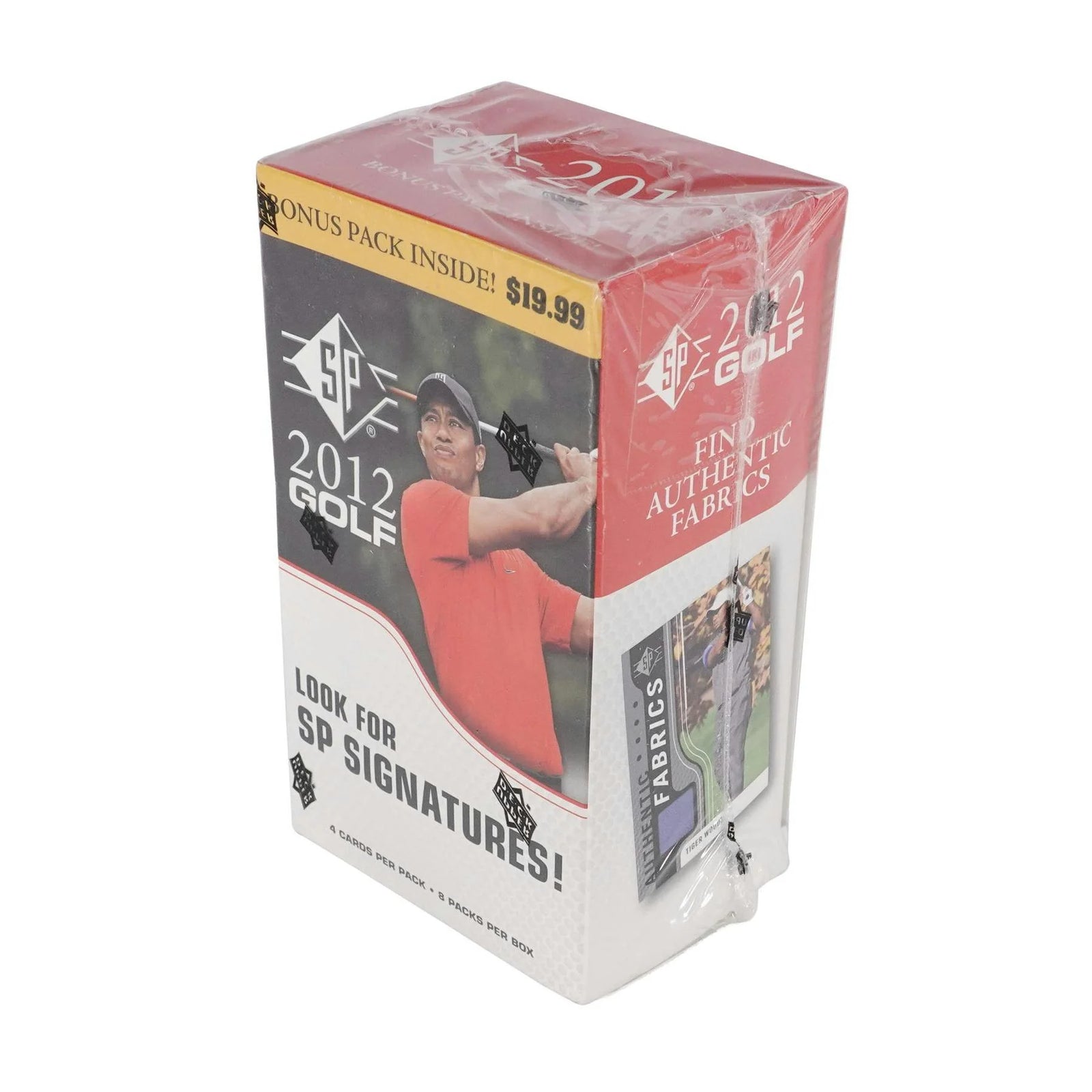 2012 Upper Deck SP Authentic Golf Blaster Box | 8-Pack (Ships Sealed Only)