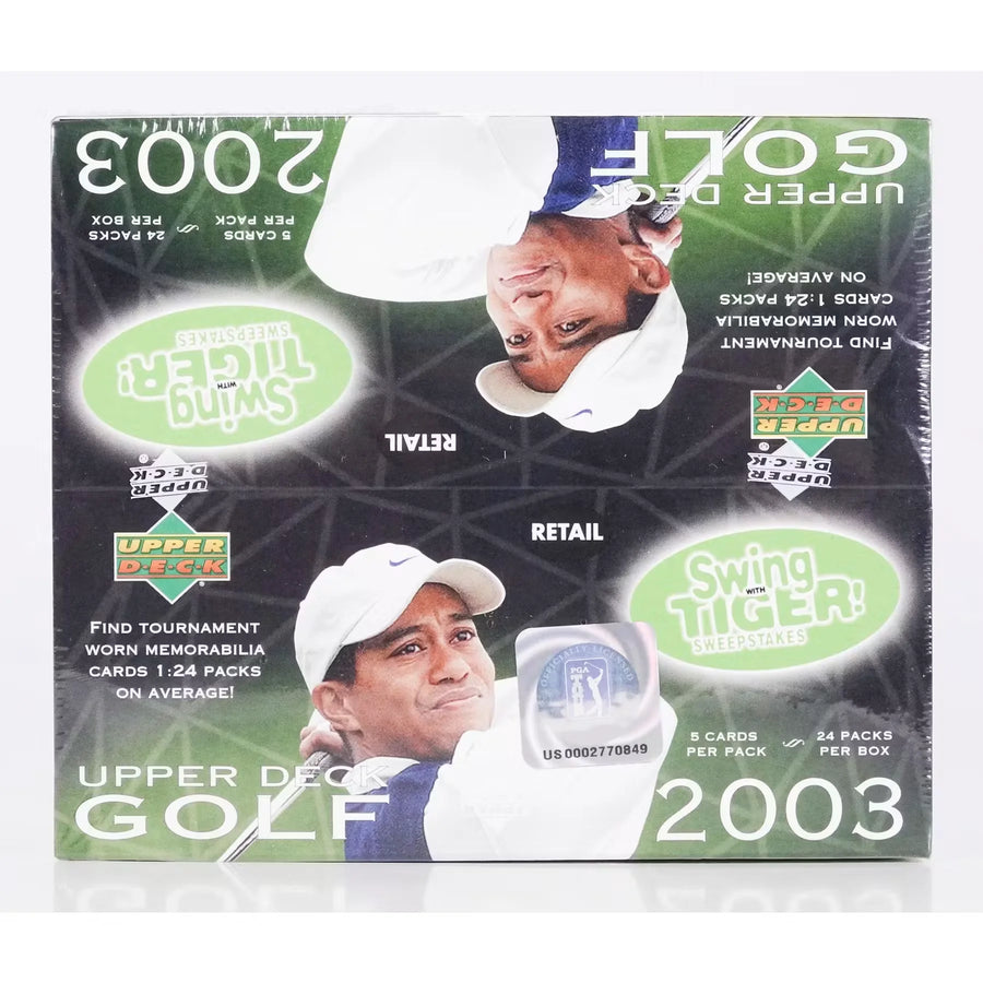 2003 Upper Deck Golf 24-Pack Retail Box (Ships Sealed Only)