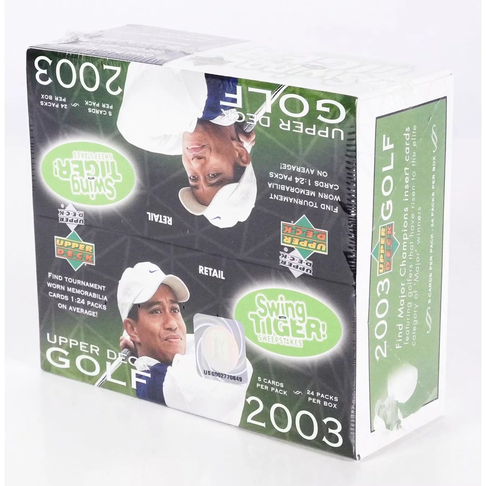 2003 Upper Deck Golf 24-Pack Retail Box (Ships Sealed Only)