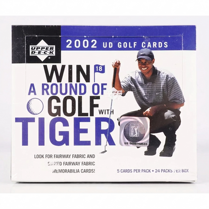 2002 Upper Deck Golf 24-Pack Retail Box | Sealed (Ships Sealed Only)