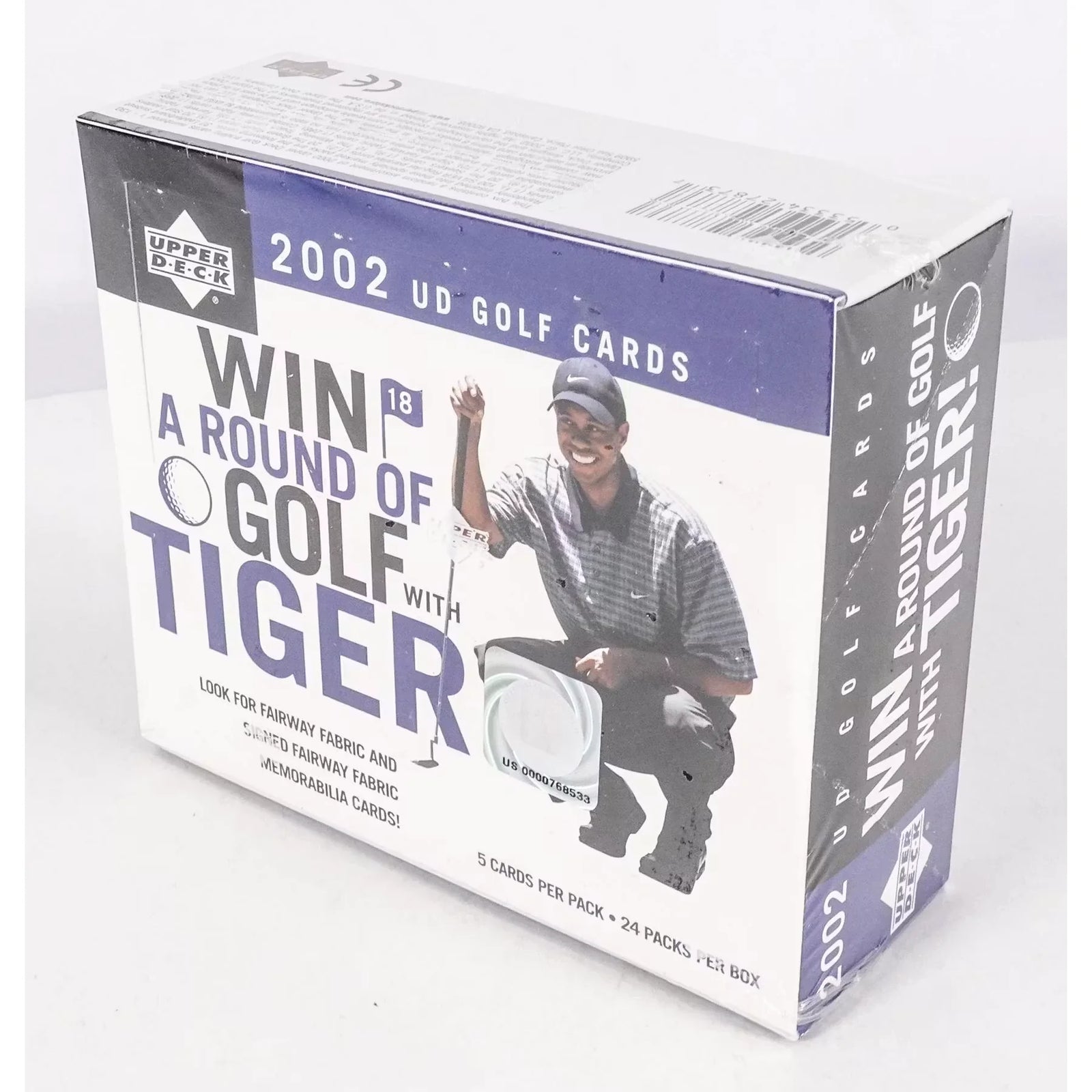 2002 Upper Deck Golf 24-Pack Retail Box | Sealed (Ships Sealed Only)