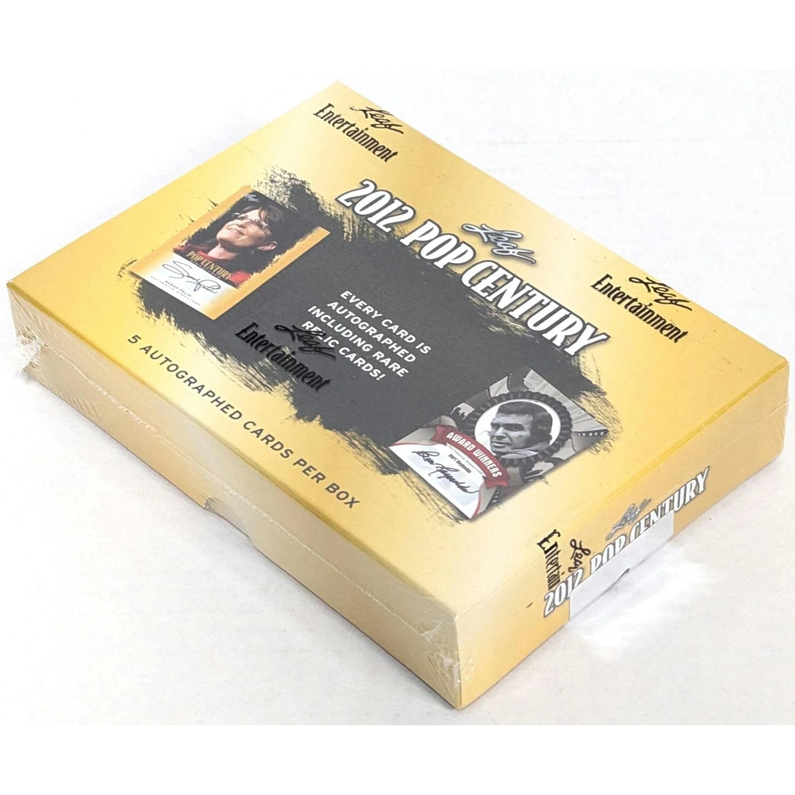 2012 Leaf Pop Century Hobby Box | 5 Signed Entertainment Cards (Ships Sealed Only)