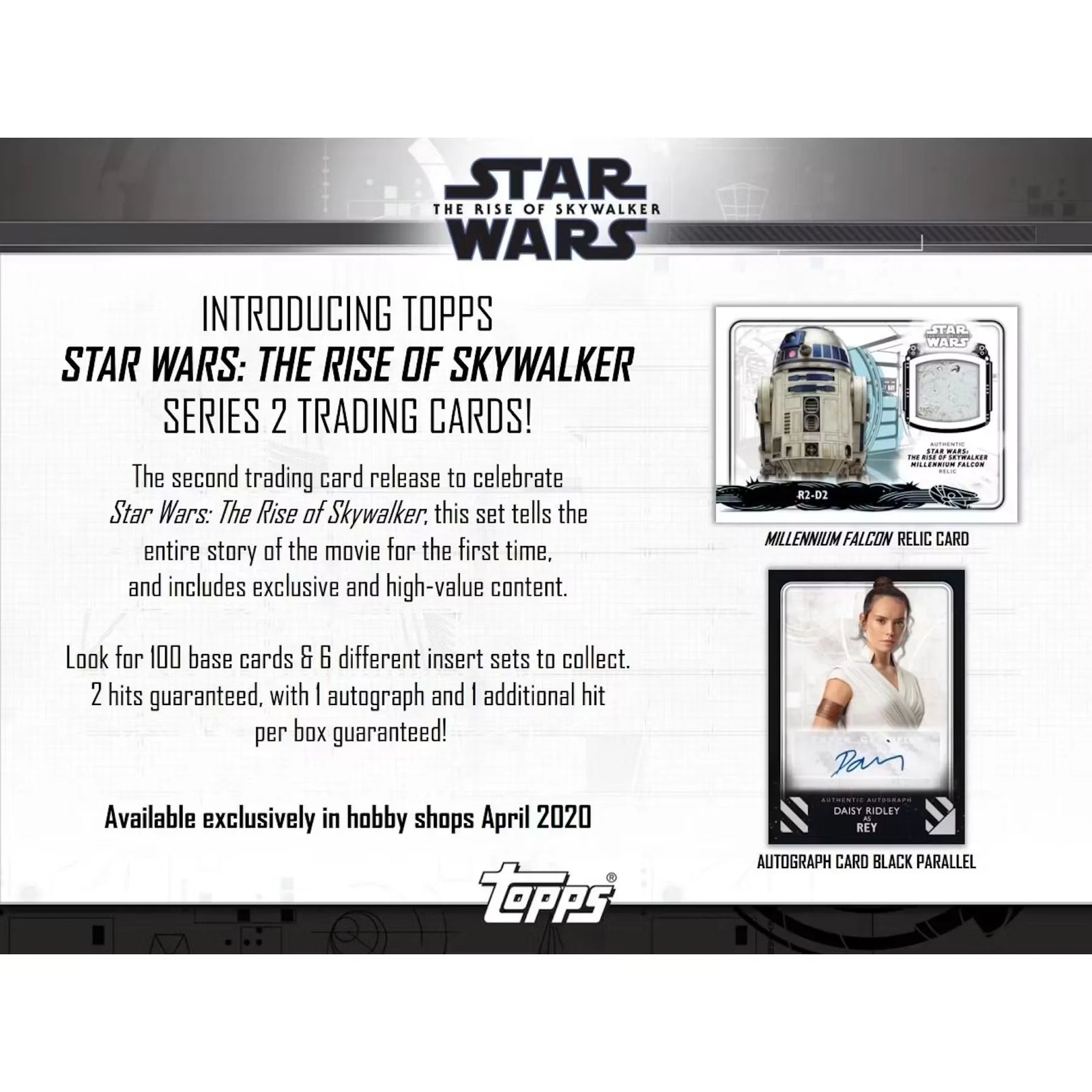 2020 Topps Star Wars The Rise of Skywalker Series 2 Hobby Box (Ships Sealed Only)