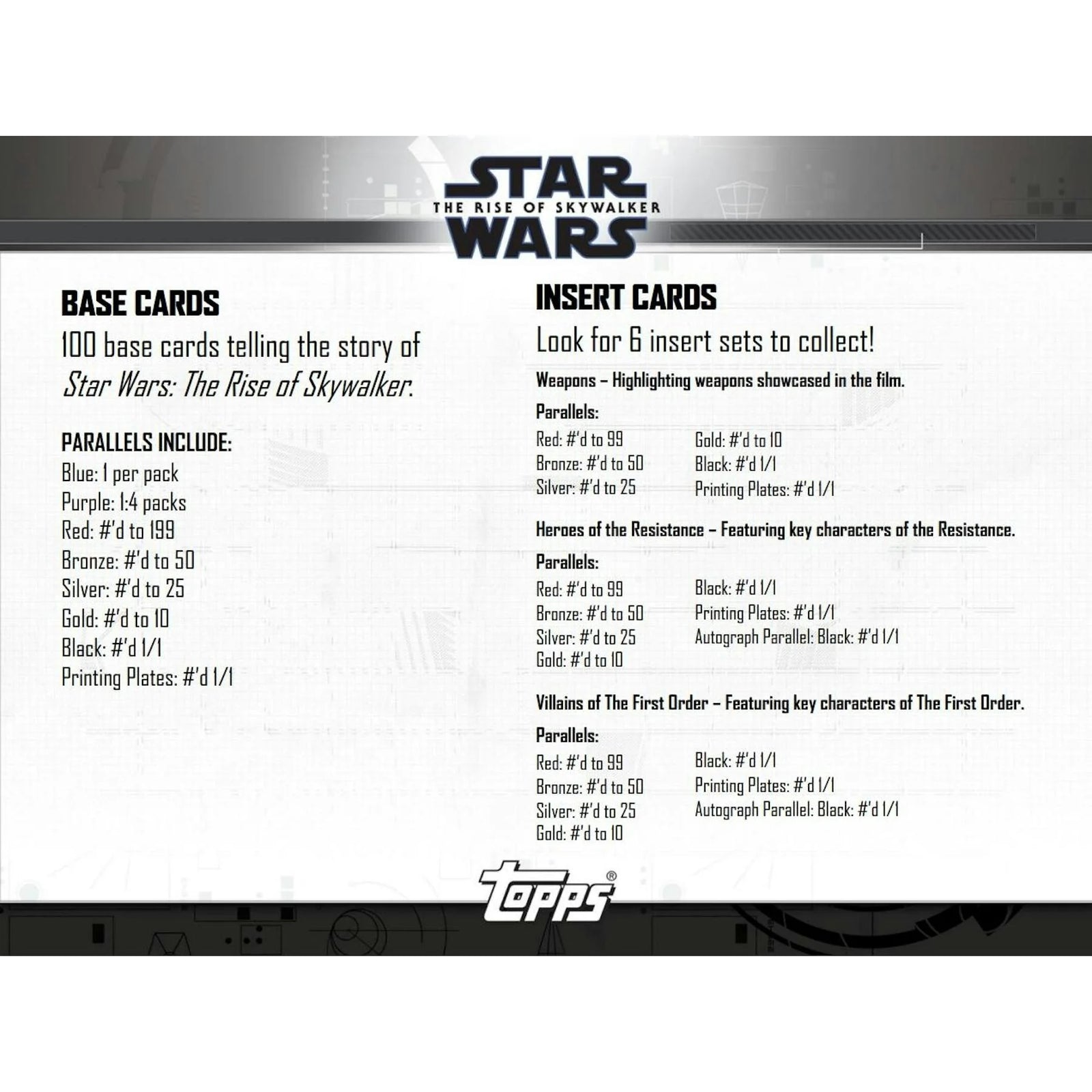 2020 Topps Star Wars The Rise of Skywalker Series 2 Hobby Box (Ships Sealed Only)