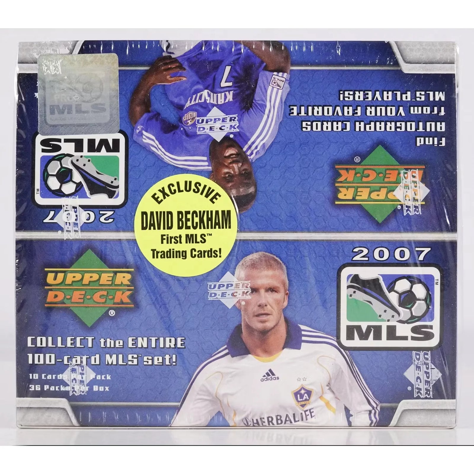 2007 Upper Deck MLS Soccer Box | David Beckham LA Galaxy (Ships Sealed Only)
