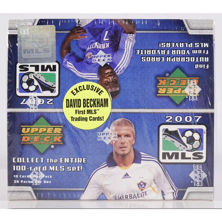 2007 Upper Deck MLS Soccer Box | David Beckham LA Galaxy (Ships Sealed Only)