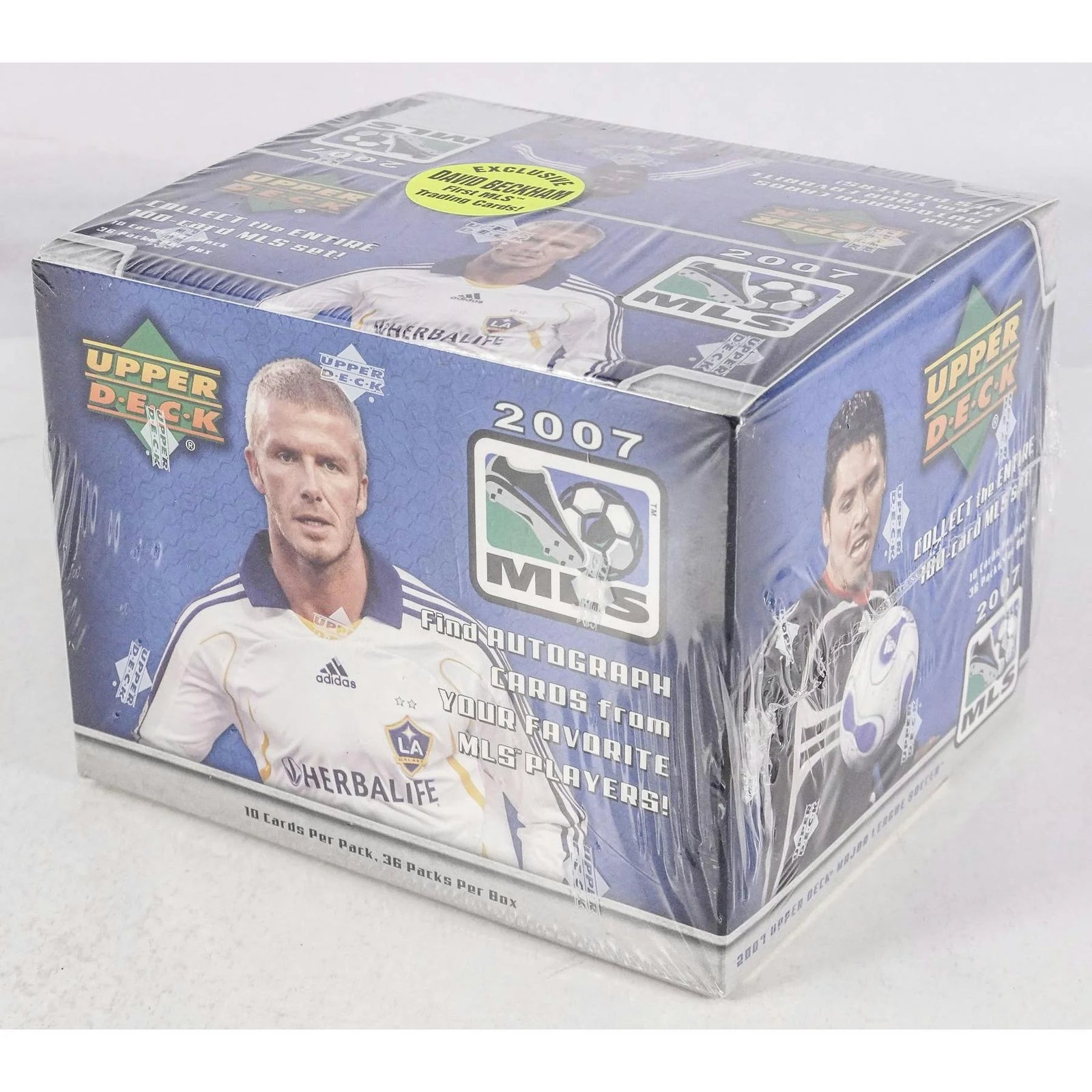 2007 Upper Deck MLS Soccer Box | David Beckham LA Galaxy (Ships Sealed Only)