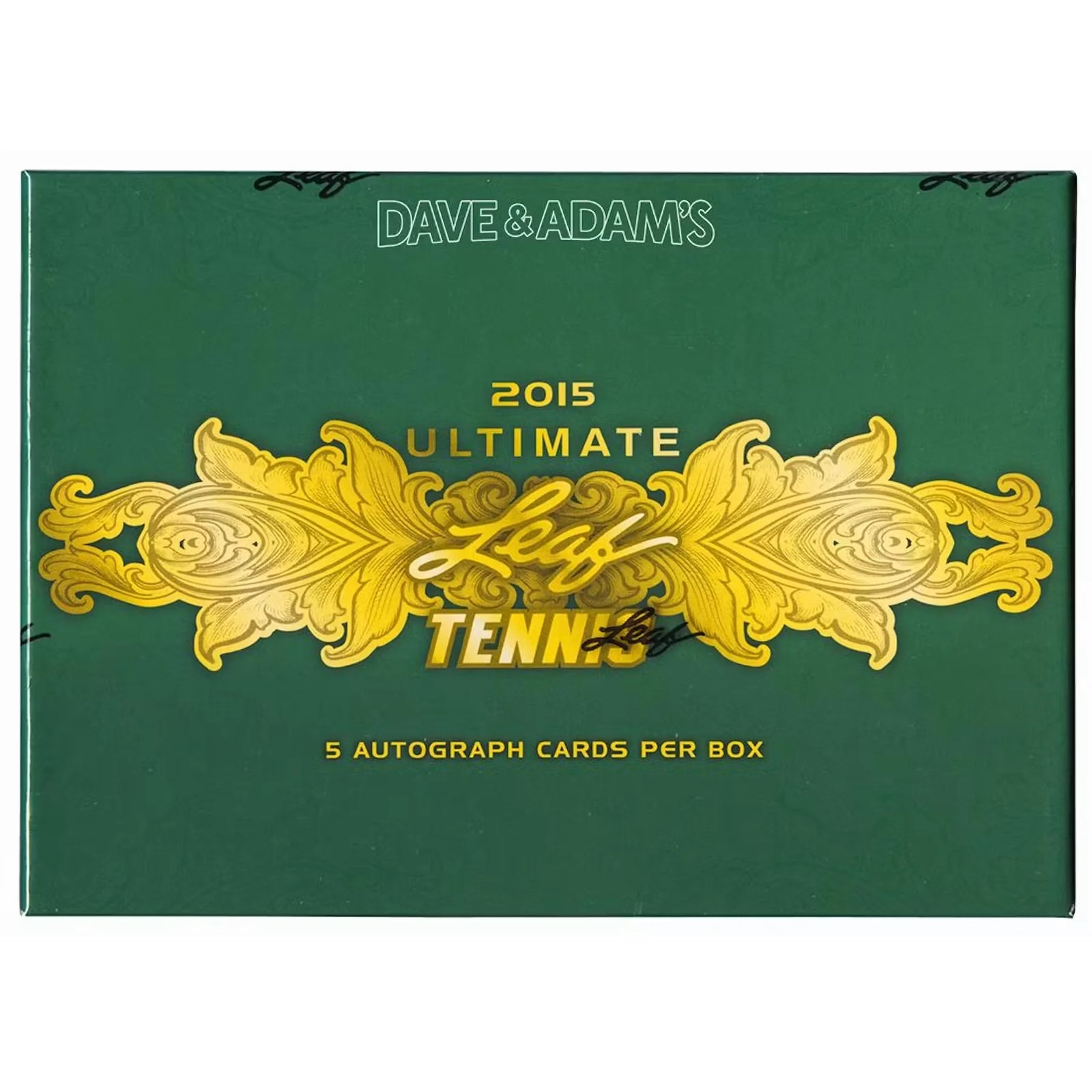 2015 Leaf Ultimate Tennis Hobby Box | 5 Autographs Per Box (Ships Sealed Only)