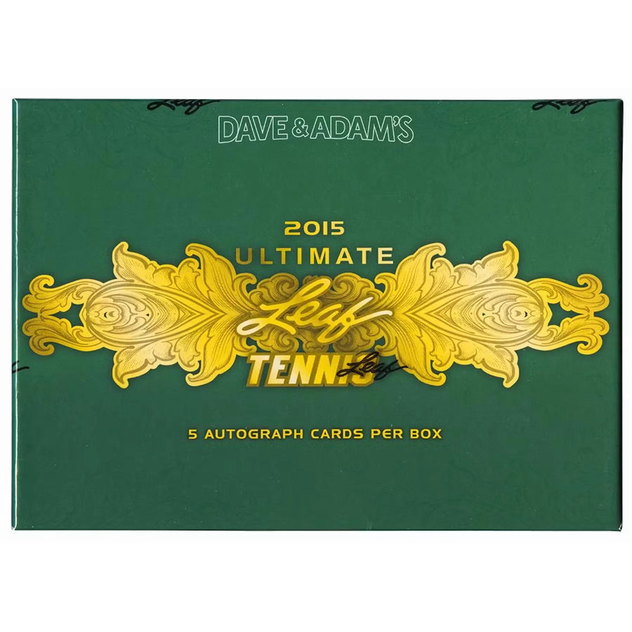 2015 Leaf Ultimate Tennis Hobby Box | 5 Autographs Per Box (Ships Sealed Only)