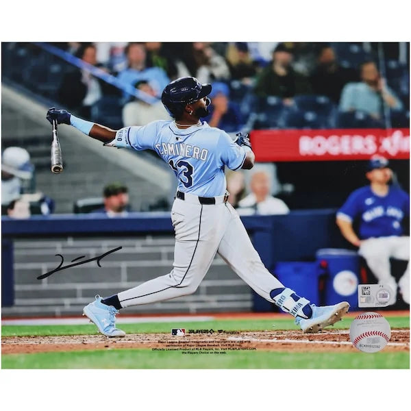Junior Caminero Signed 8 x 10 Photograph | Tampa Bay Rays