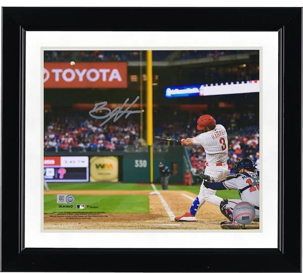 Bryce Harper Signed 8 x 10 Photograph | Phillies White Jersey