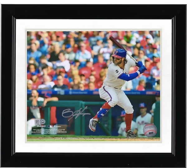 Bryce Harper Signed 8 x 10 Photo | Phillies Cream Jersey