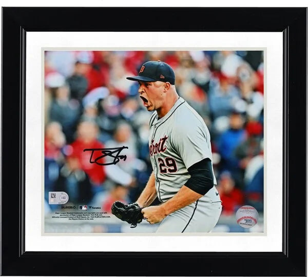 Tarik Skubal Signed Detroit Tigers 8 x 10 Photograph | Celebration
