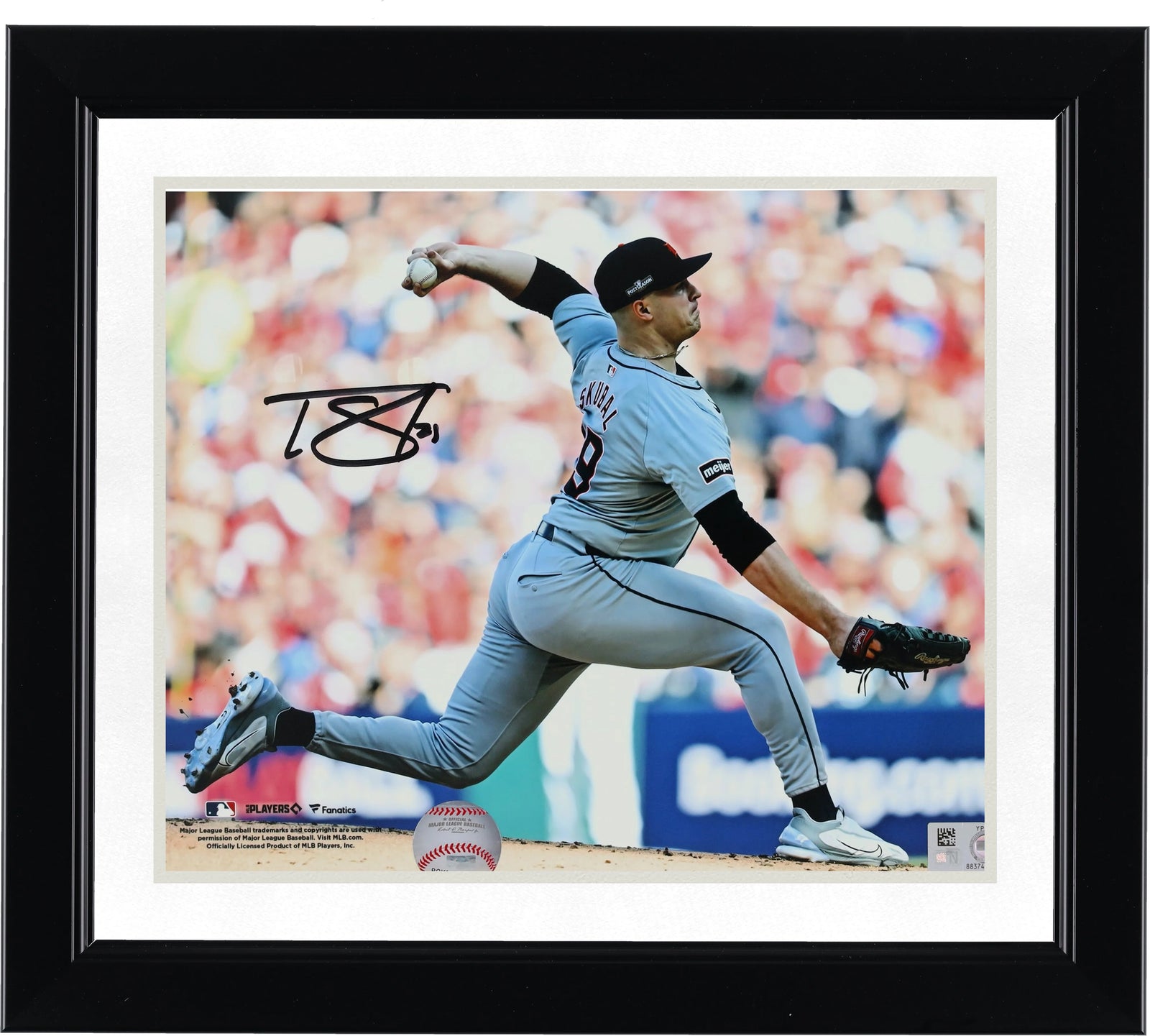 Tarik Skubal Signed 8 x 10 Pitching Photograph | Detroit Tigers