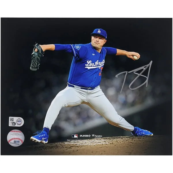 Tarik Skubal Signed 8 x 10 Pitching Photograph | Los Angeles Dodgers | W08BBSK0009