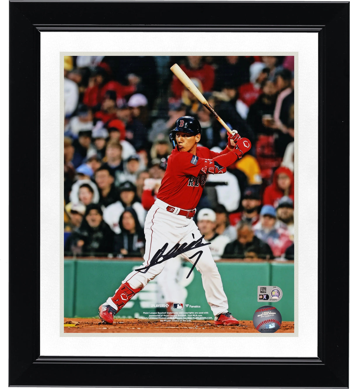 Masataka Yoshida Signed 8 x 10 Photo | Boston Red Sox