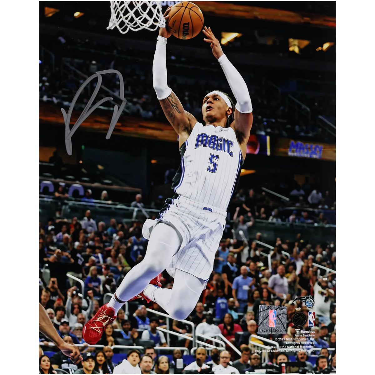 Paolo Banchero Signed 8 x 10 Photograph | Orlando Magic Layup