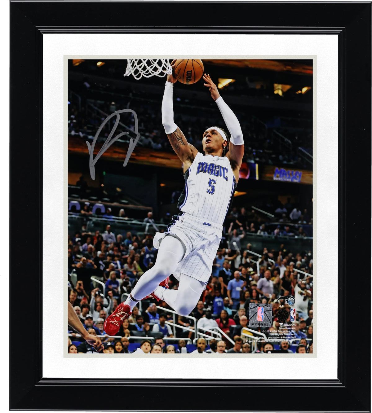 Paolo Banchero Signed 8 x 10 Photograph | Orlando Magic Layup
